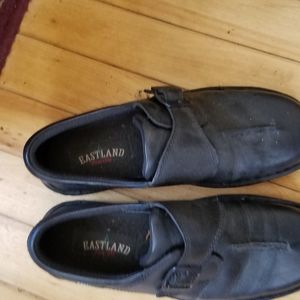 Black women's Eastland loafers
